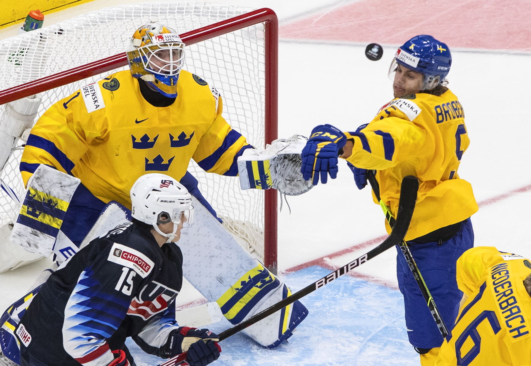 World Juniors US Sweden Hockey